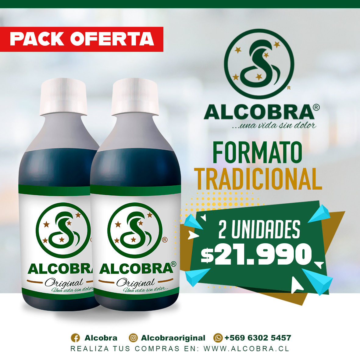 Pack Oferta 2 frascos